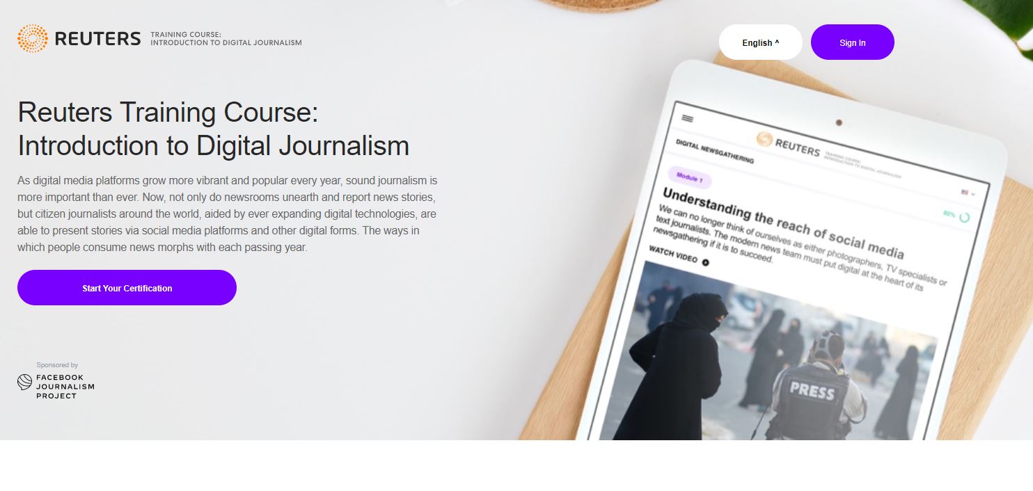 RESUMAÇO | Curso Reuters de Introdução ao Jornalismo Digital