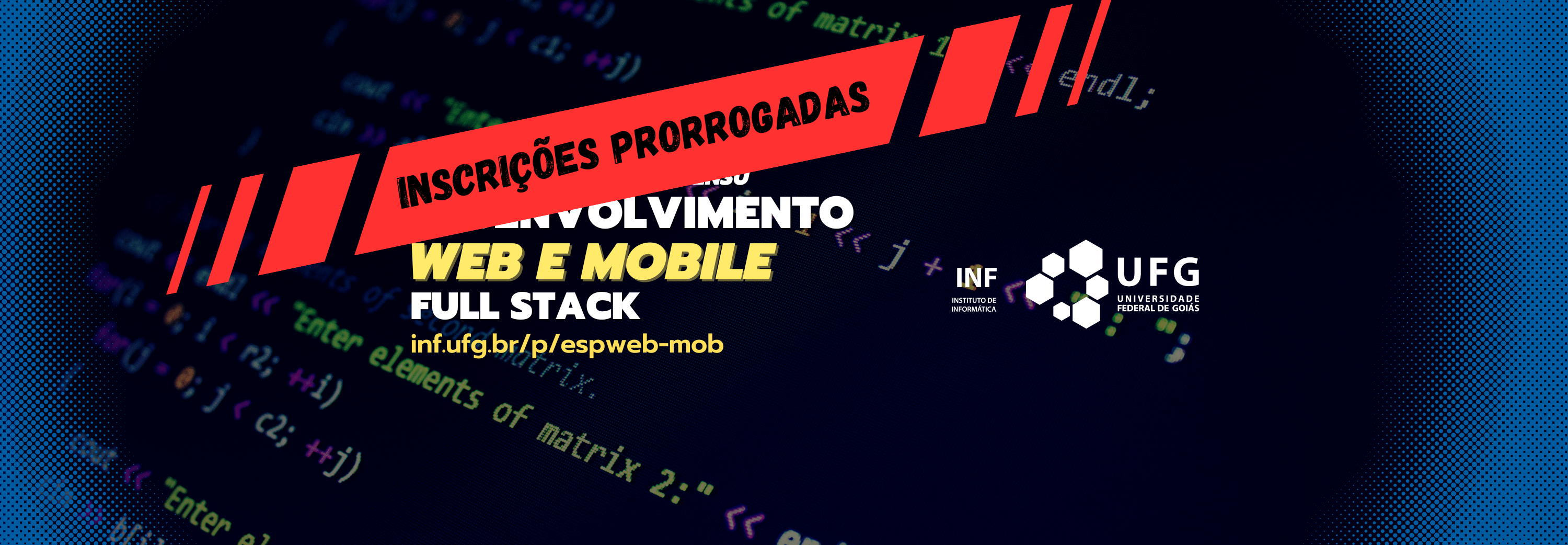 NEWS | Especialização em Desenvolvimento Web e Mobile recebe inscrições até 07 de março